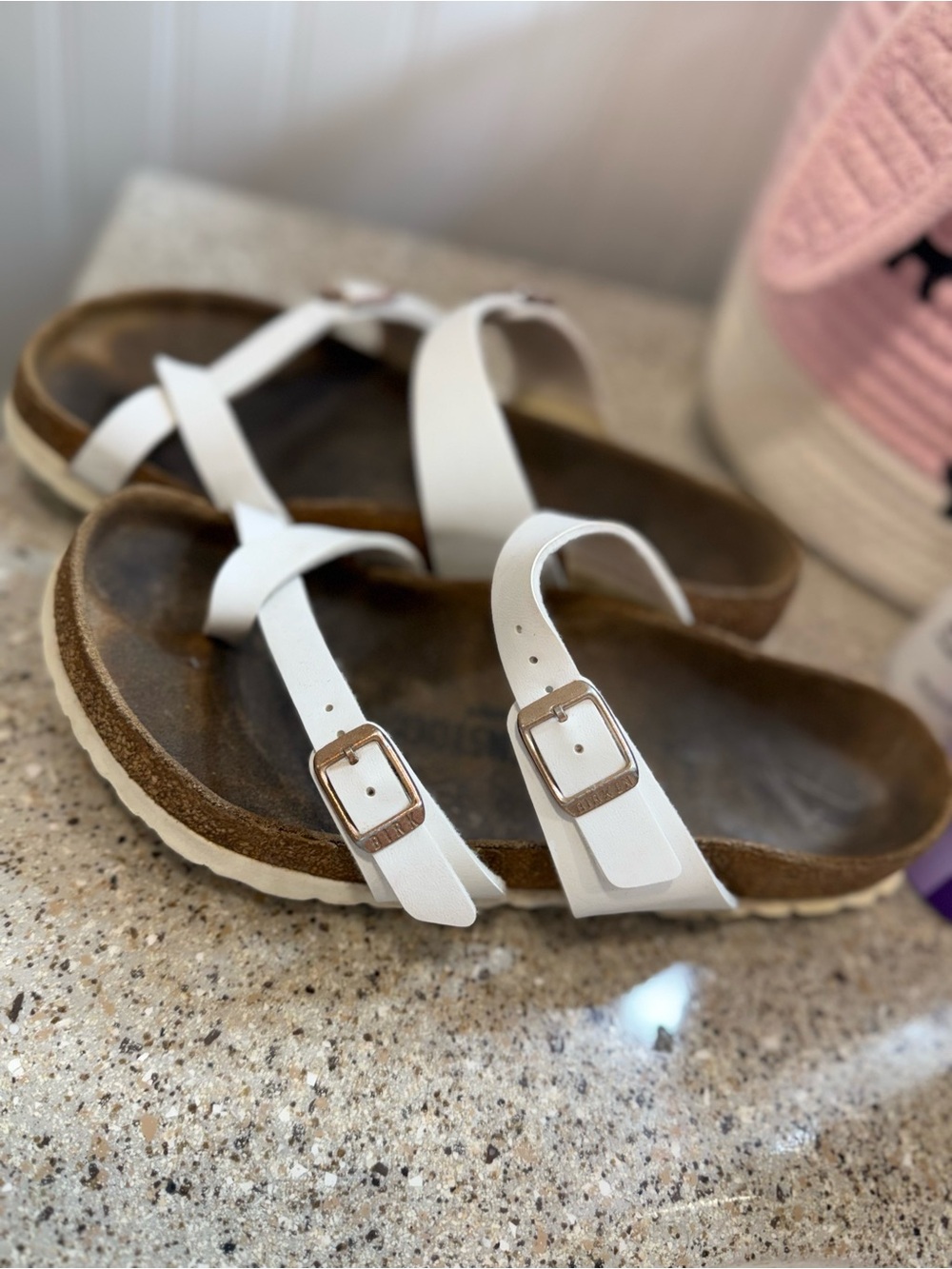 BIRKENSTOCKS WHITE